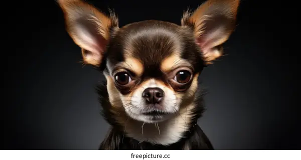 Portrait of a Chihuahua with Large Ears