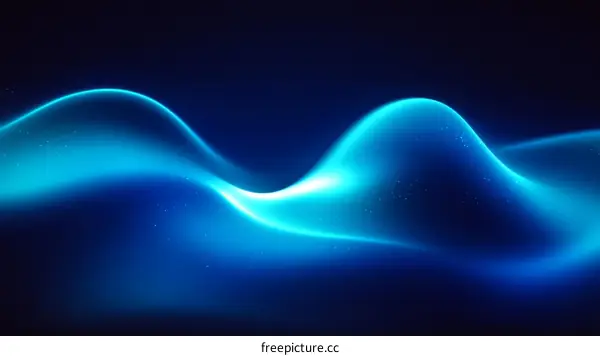 Abstract Blue Wave Design