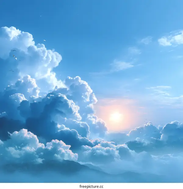 A Colorful Sky Full of Fluffy Clouds