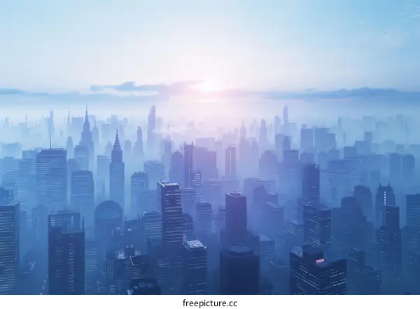 Future Cityscape: A Metropolis of Tomorrow