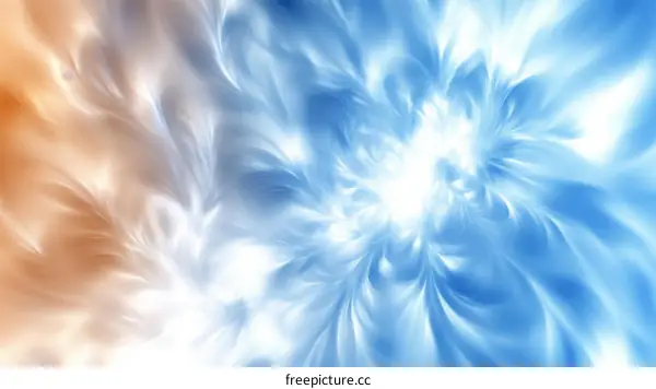 Abstract Colorful Flowing Design