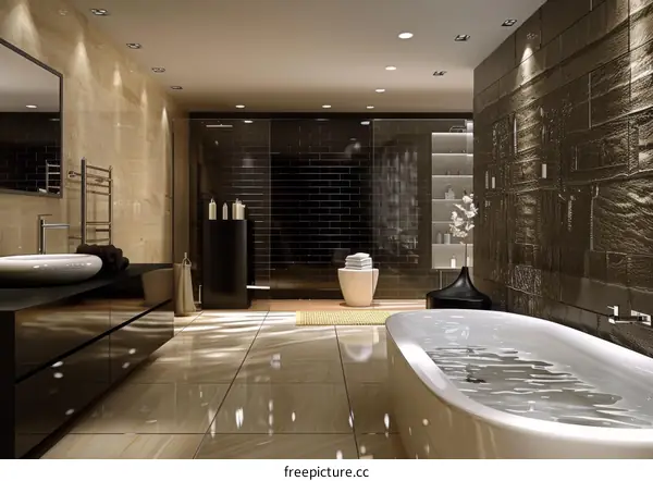 Modern Luxurious Bathroom Interior Design