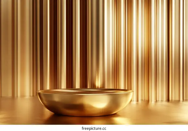 Gold Abstract Product Display Background