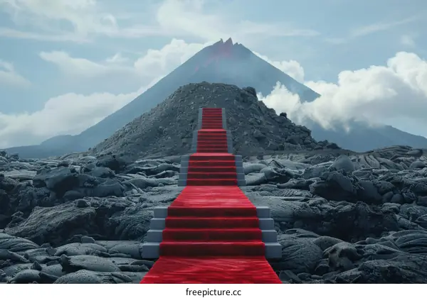 Volcanic Stairway to Heaven