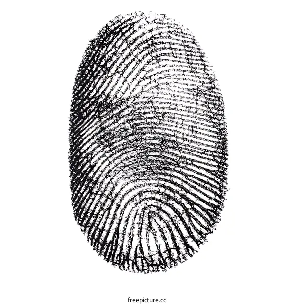 Fingerprint Image Illustration