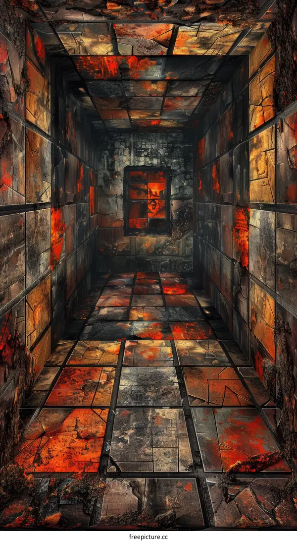 rusty metal dungeon