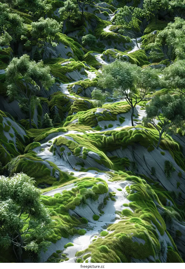 The Verdant Hills of the Mystic Forest