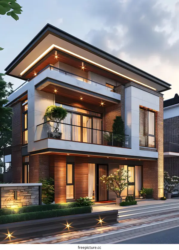 A modern style of townhouses