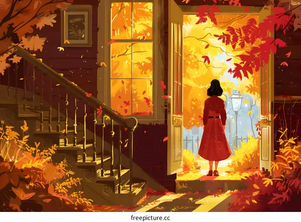 Illustration of an Autumn Fairy Tale