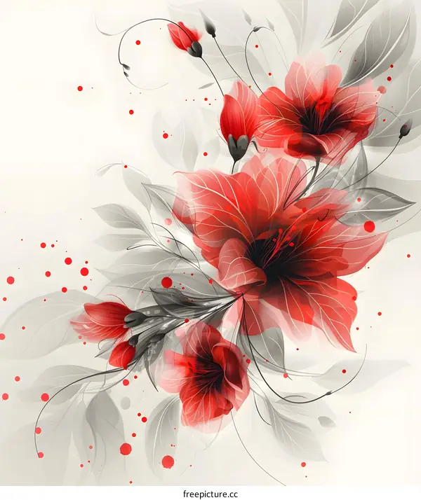 Red flowers