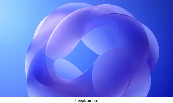 Abstract Blue and Purple Shapes