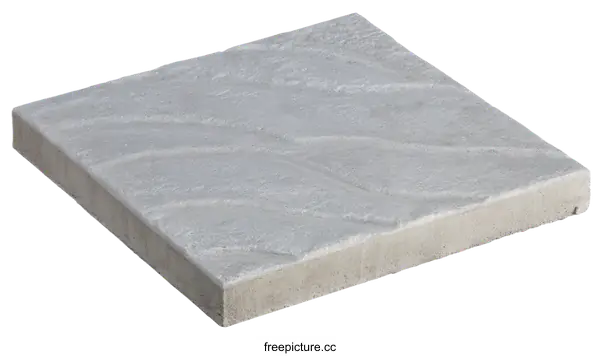 [Transparent Background PNG]Grey Rectangular Paving Stone
