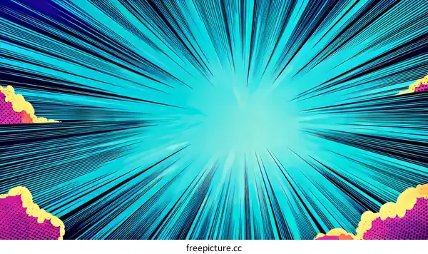 Dynamic Comic Book Style Background