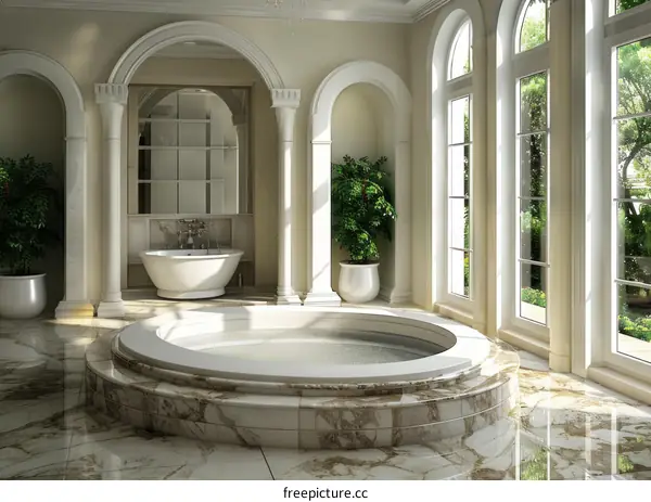 Luxurious Spa Bathroom Interior Design