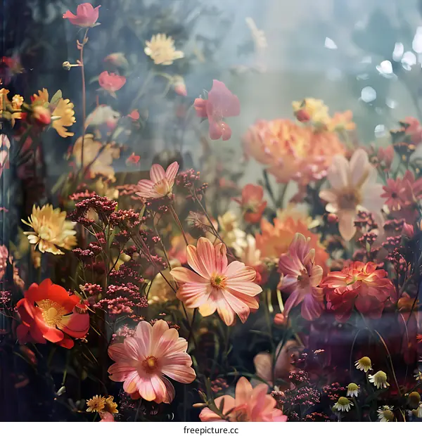Blooming Flowers in Soft Focus