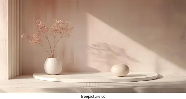 The soft tones and changing light and shadow make the whole space full of warmth and comfort.