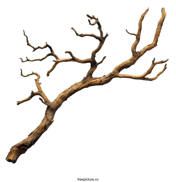 [Transparent Background PNG]Dried Branch Natural Decoration