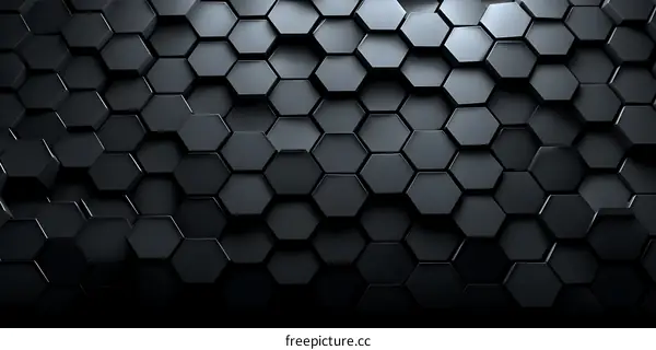 Abstract Hexagonal Pattern Background Design