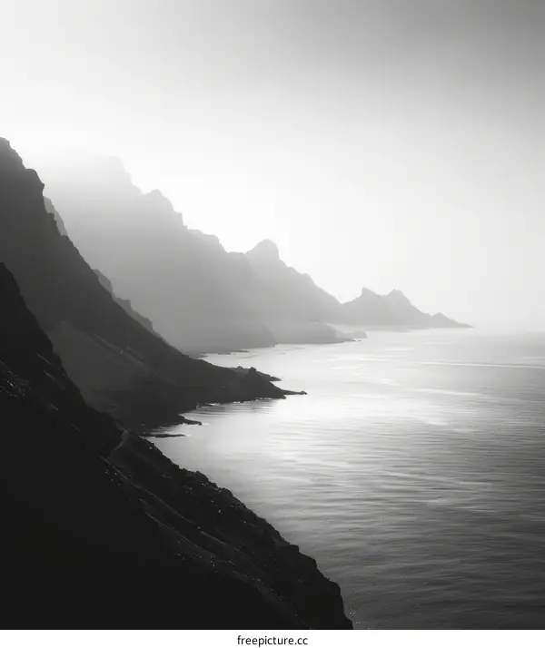 Dramatic Rocky Coastline