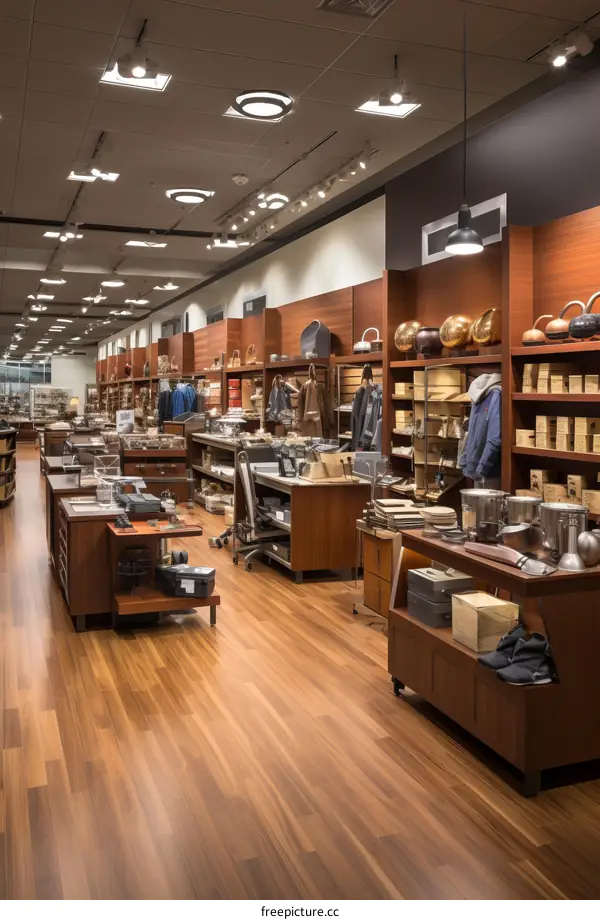 A retail store that sells high-end home goods