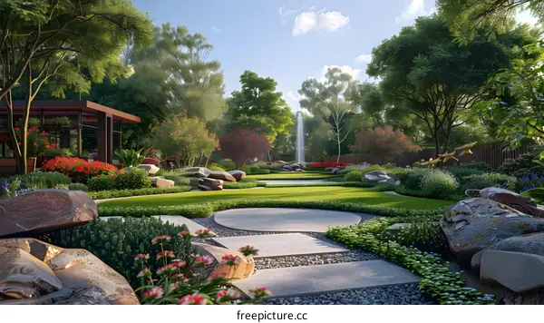 Landscape design renderings