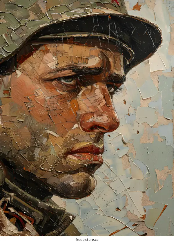 Portrait of a Soviet Soldier in the Great Patriotic War