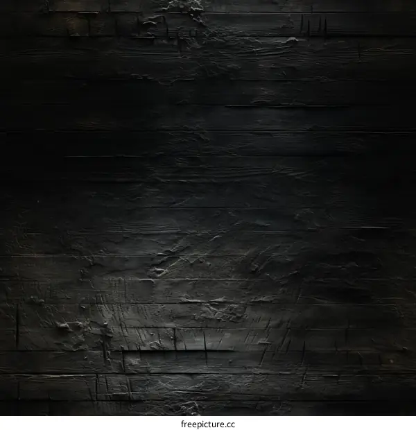 Black Wooden Background Texture