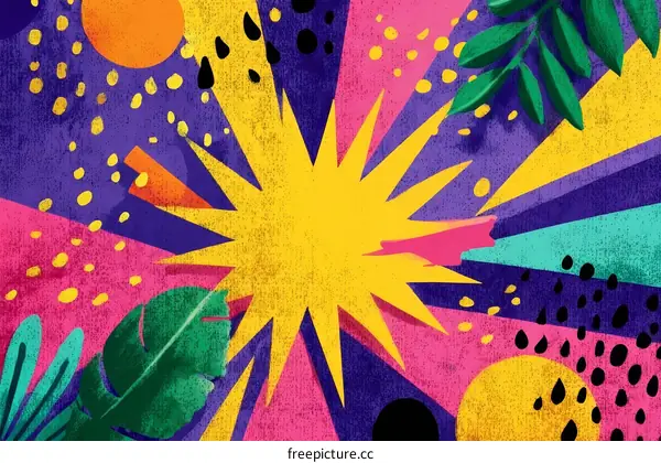 Vibrant Abstract Colorful Pattern Design