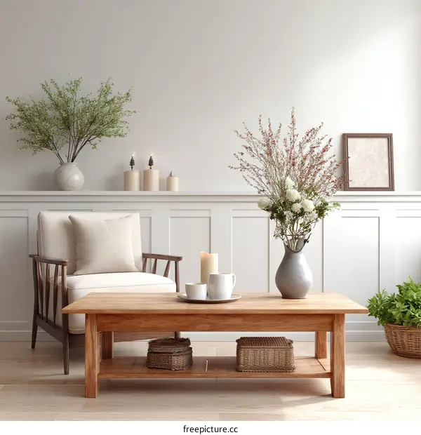 Cozy Farmhouse Living Room Interior Design