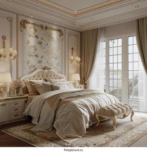 Elegant Classic Bedroom Interior Design