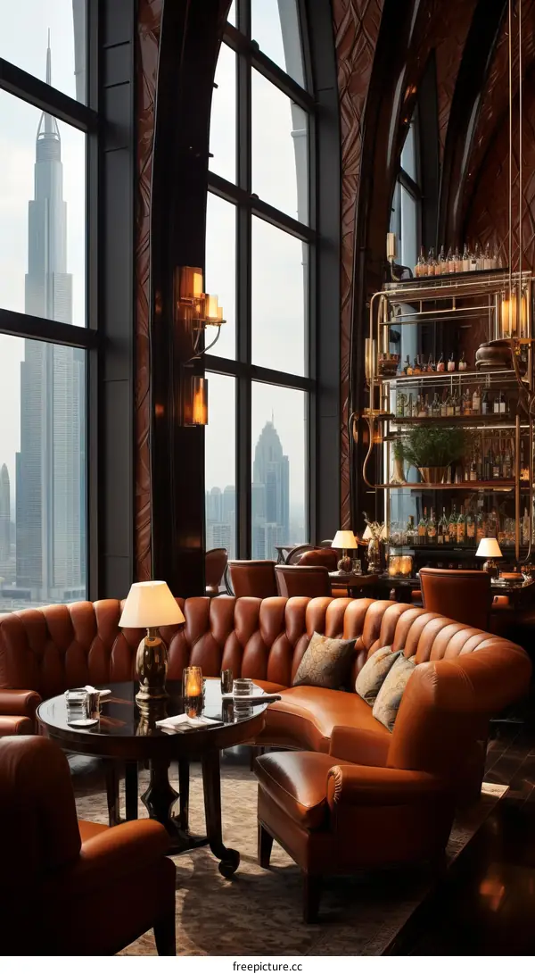 Luxurious Hotel Room Interior in Dubai, UAE