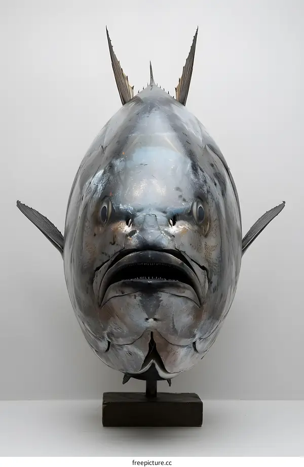 Taxidermied Fish on Display