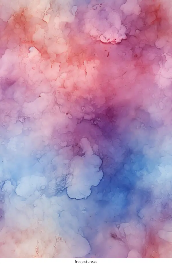 Vibrant Abstract Painting with Fluid Texture