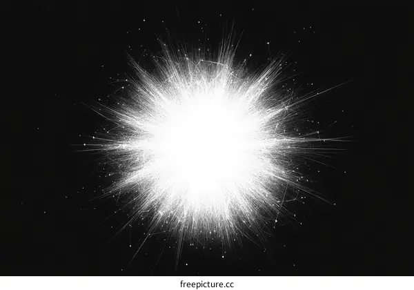 Abstract Explosion Illustration