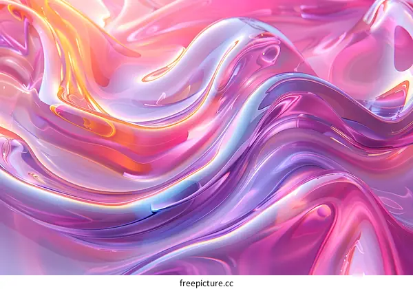 holographic iridescent surface