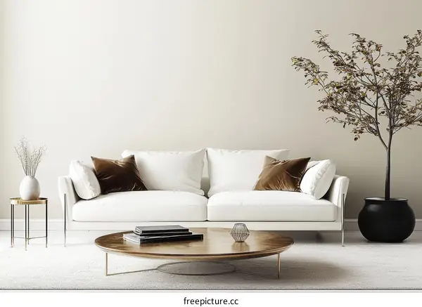 Modern Minimalist Living Room Interior Design