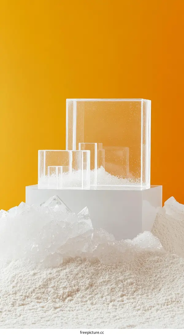 Transparent Geometric Structures on Ice