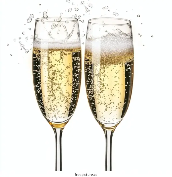Celebration Champagne Sparkling Wine Glasses
