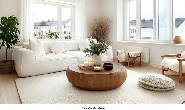 Modern Minimalist Living Room Interior Design