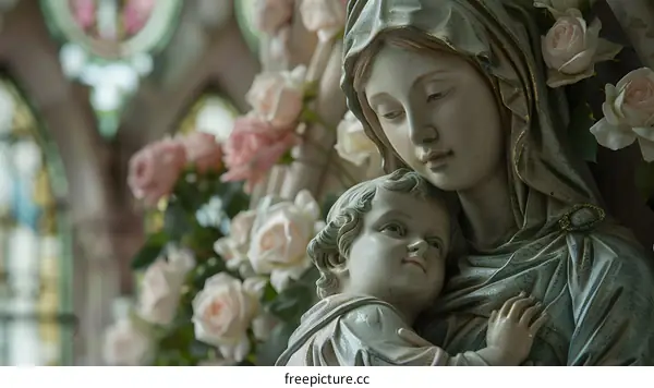 Virgin Mary and Child Jesus