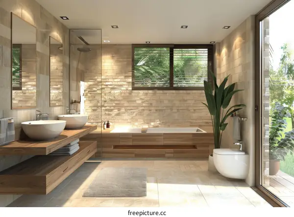 Modern Stylish Bathroom Interior Design