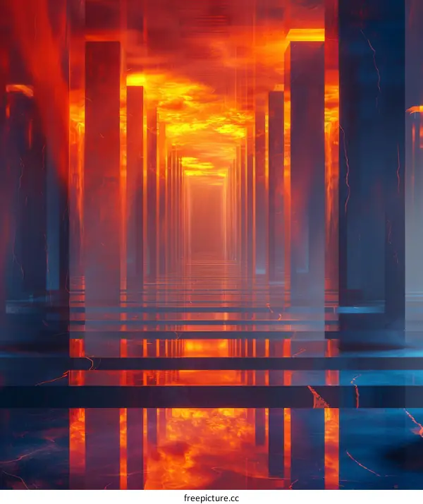 Sci-Fi Alien Landscape Concept Art