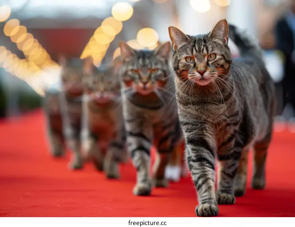 Cats on the catwalk: The stars of the internet take to the runway