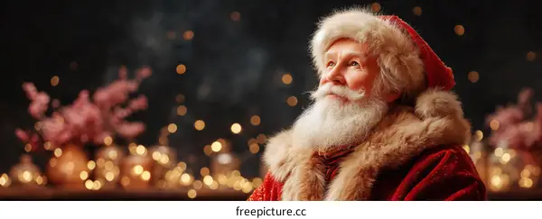 Santa Claus  Christmas Festive Holiday Portrait