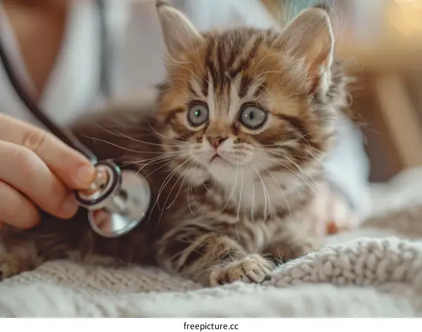 Kitten Checkup at the Vet