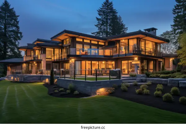 A Stunning Modern House with a Pool and a Gorgeous View