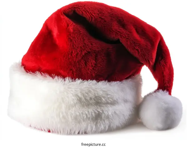 Classic Red and White Santa Hat