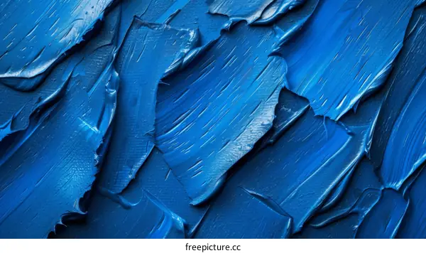 Blue Oil Paint Texture