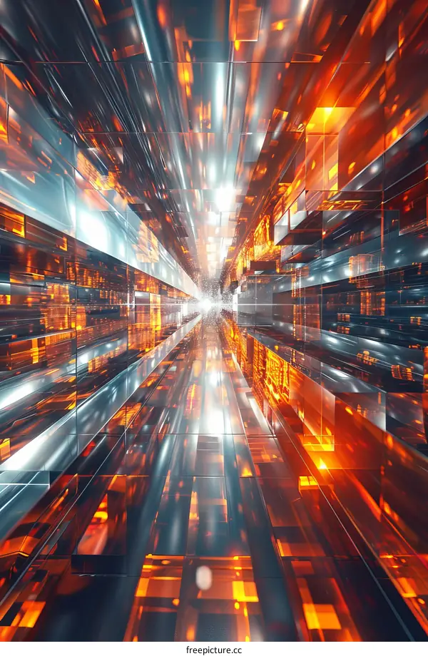 Abstract Futuristic Technology Background