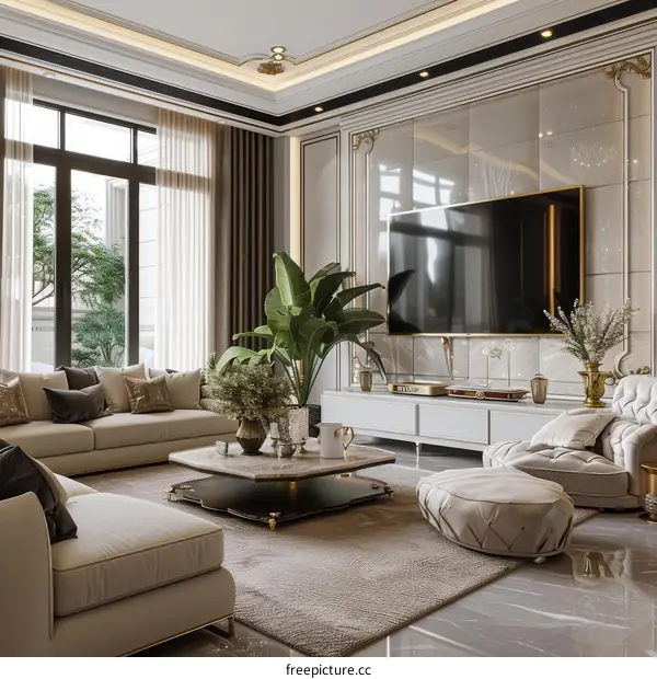 Luxury Modern Living Room Interior Design